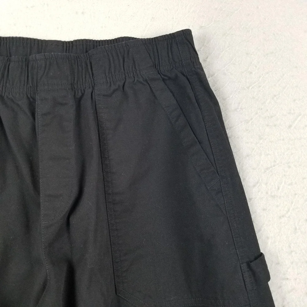 Old Navy Pants Mens Large Black Comfort Waistband Casual Relaxed Fit Cotton